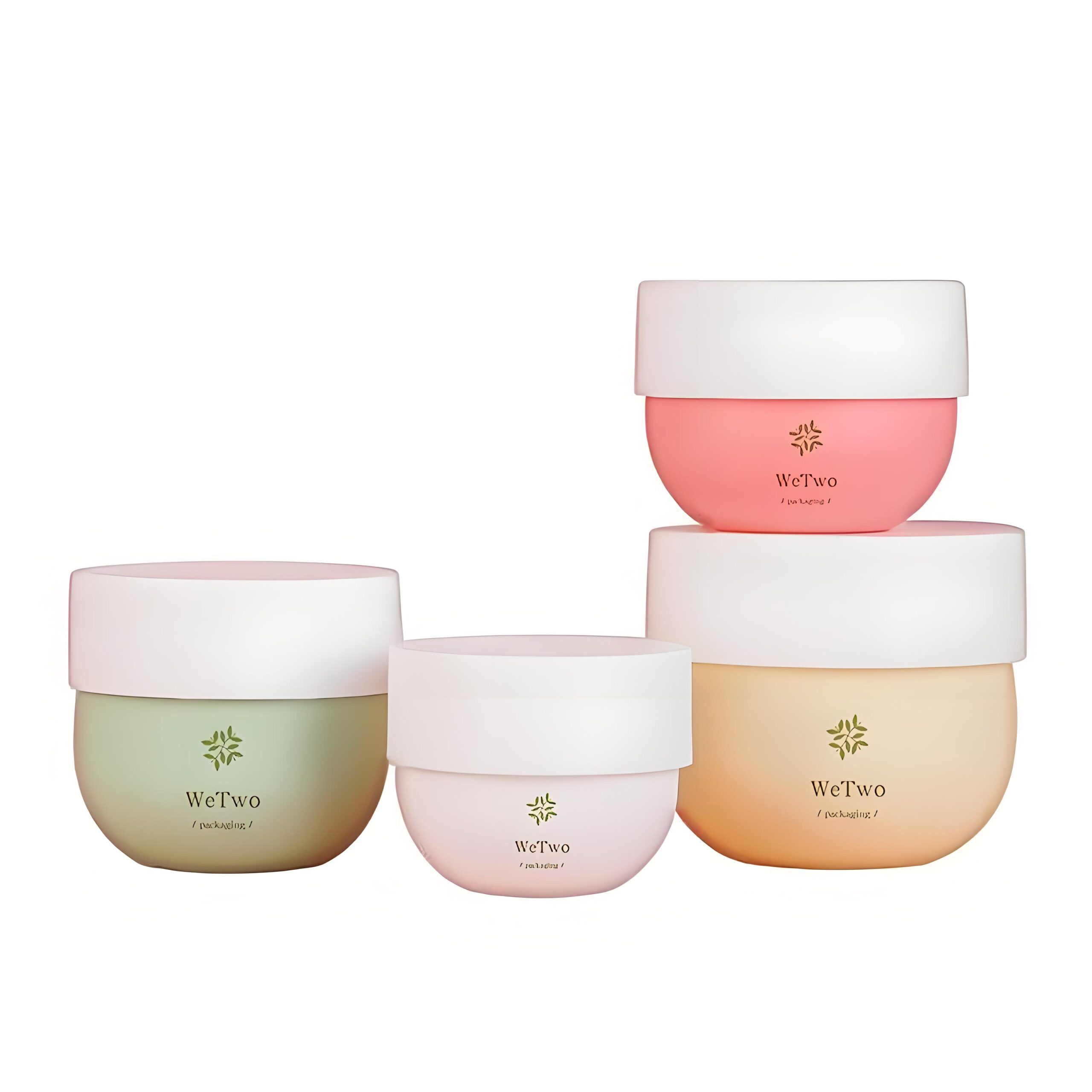 Bowl Shape Cosmetic Jar PCR