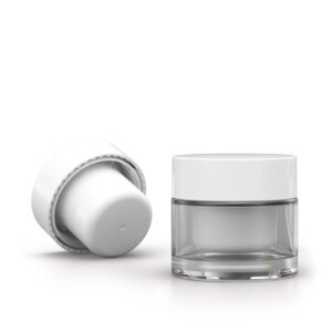 Refillable Double Wall Cream Container Jar