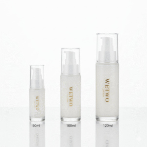 Airless pump cream bottle