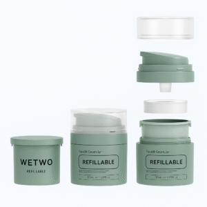 cosmetic jars with lid