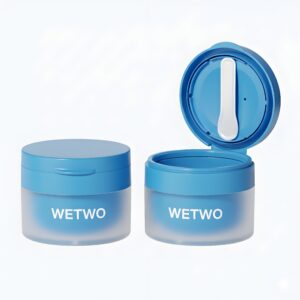 cosmetic jars with lid
