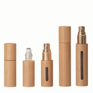 bamboo perfume bottles